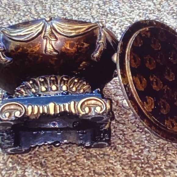 Ornate Decor Joyero Small Antique - Picture 3 of 14